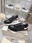 Alexander McQueen Unisex Black Red White Sprint Runner Shoes
