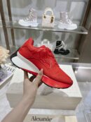 Alexander McQueen All-Red Runner Sneakers