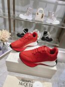 Alexander McQueen All-Red Runner Sneakers