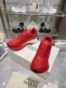 Alexander McQueen All-Red Runner Sneakers