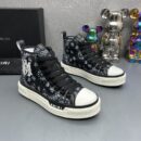 Amiri Bandana High-Top Sneakers in Black.