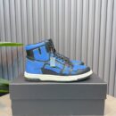 Amiri High-Top Sneakers in Black and Blue.