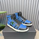 Amiri High-Top Sneakers in Black and Blue.