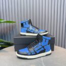 Amiri High-Top Sneakers in Black and Blue.