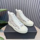 Amiri M.A. Court High-Top Bandana Print Sneakers in Off-White