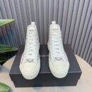 Amiri M.A. Court High-Top Bandana Print Sneakers in Off-White