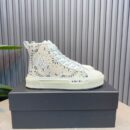 Amiri M.A. Court High-Top Bandana Print Sneakers in Off-White