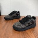 Amiri MA-1 Embellished Low-Top Sneakers in Black with Crystals