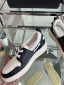 Amiri MA-1 Lace-Up Sneakers in Black and White Leather