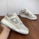 Amiri MA-1 Low-Top Sneakers in Black and White Leather