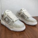 Amiri MA-1 Low-Top Sneakers in Black and White Leather