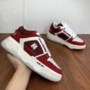Amiri MA-1 Low-Top Sneakers in Burgundy Glitter Mesh