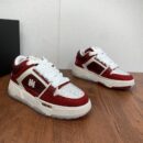Amiri MA-1 Low-Top Sneakers in Burgundy Glitter Mesh