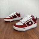 Amiri MA-1 Low-Top Sneakers in Burgundy Glitter Mesh