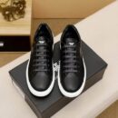 Amiri Men's Eagle Logo Low-Top Sneakers in Black