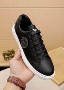Amiri Men's Eagle Logo Low-Top Sneakers in Black