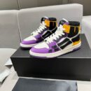Amiri Skel Top High 'Purple Yellow White Black' Sneakers.