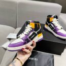 Amiri Skel Top High 'Purple Yellow White Black' Sneakers.