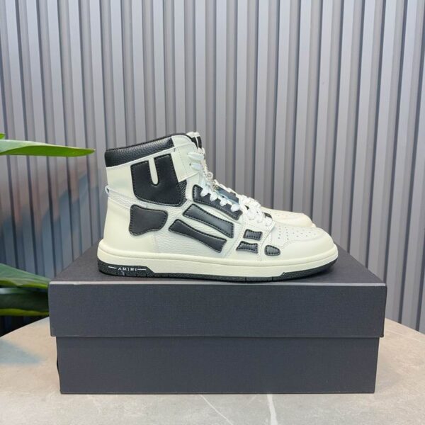Amiri Skel Top Low 'Black White' Sneakers.