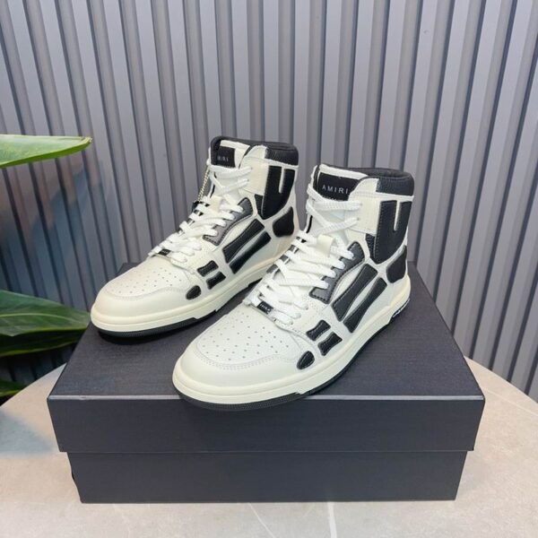 Amiri Skel Top Low 'Black White' Sneakers. - Image 3