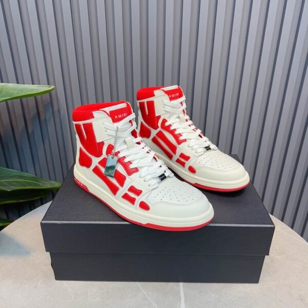 Amiri Skel Top Low 'Red White' Sneakers. - Image 6