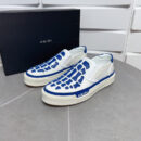 Amiri Skel-Top Low-Top Sneakers in White and Blue