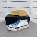 Amiri Skel-Top Low-Top Sneakers in White and Blue