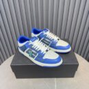 Amiri Skel-Top Low-Top Sneakers in White and Blue