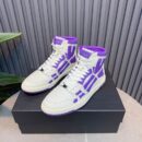 Amiri Skel Top Low 'White Purple' Sneakers.