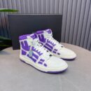 Amiri Skel Top Low 'White Purple' Sneakers.