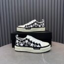 Amiri Stars Court Low-Top Sneakers in Black and White with Grey