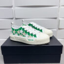 Amiri Stars Court  Sneakers White with White/Cream/Green Accents