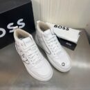 BOSS All-White High-Top Sneaker.