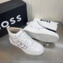 BOSS All-White High-Top Sneaker.
