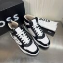 BOSS high-top sneakers on display