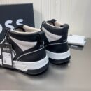 BOSS Black and White High-Top Sneaker.