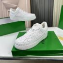 Bottega Veneta White Woven Low-Top Sneaker.