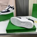 Bottega Veneta White and Black Woven Low-Top Sneaker