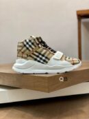 Burberry Check High-Top Sneaker.