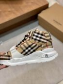 Burberry Check High-Top Sneaker.