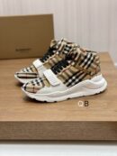 Burberry Check High-Top Sneaker.