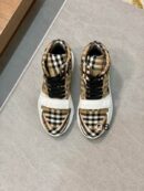 Burberry Check High-Top Sneaker.
