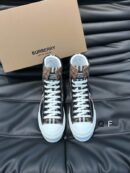 Burberry Vintage Check and Black High-Top Sneaker.
