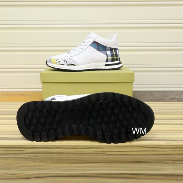 Burberry Vintage Check and White Low-Top Sneaker - Image 5