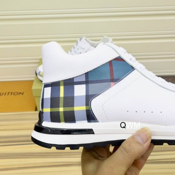 Burberry Vintage Check and White Low-Top Sneaker - Image 3
