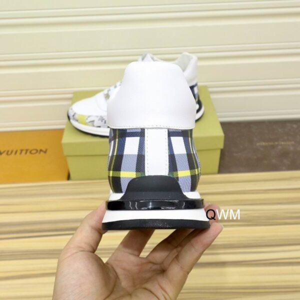 Burberry Vintage Check and White Low-Top Sneaker - Image 4