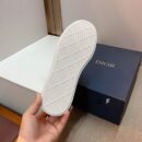 Dior B23 High-Top Sneaker in White, Gray Dior Oblique Canvas.