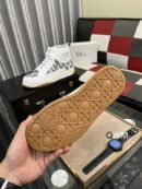 Dior B27 High-Top Sneaker in White Dior Oblique Canvas.