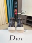 Dior B30 High-Top Sneaker in Black with White Sole.