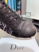 Dior B30 High-Top Sneaker in Black with White Sole.